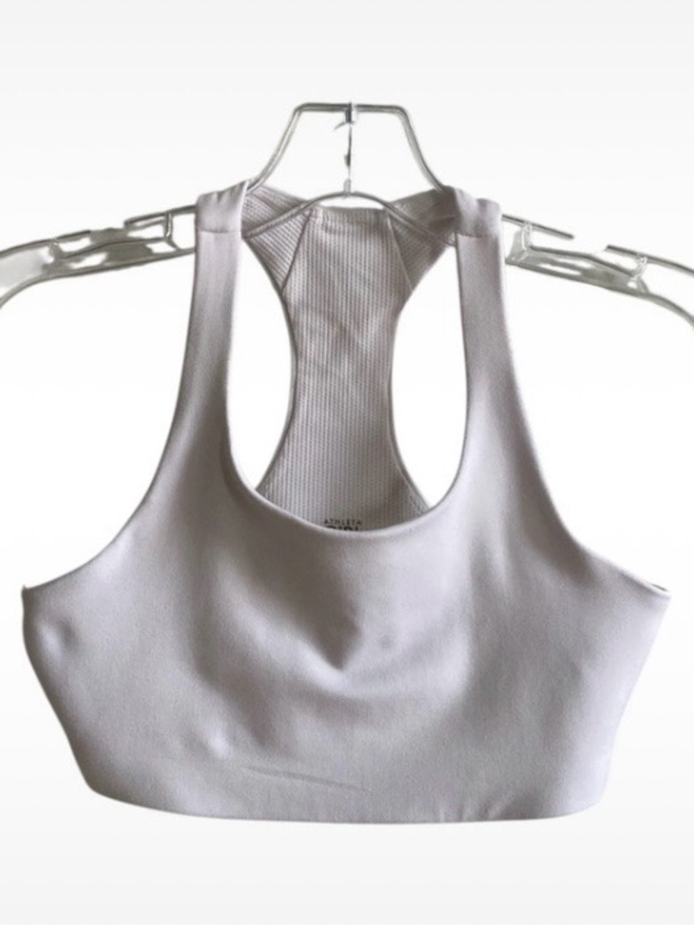 Athleta Girls 14 Clean Aesthetic White Spirit Tennis Chic Gym Leader Racerback